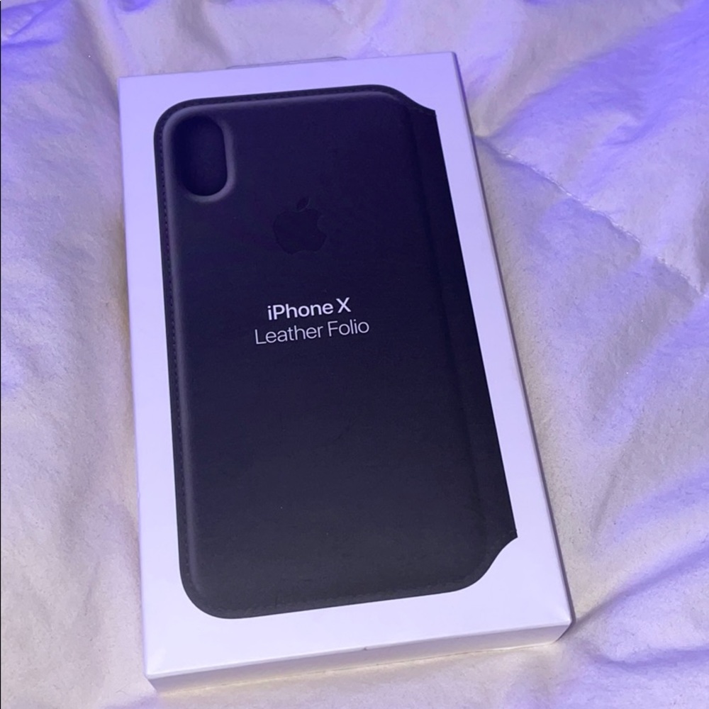 Apple IPhone X leather case
